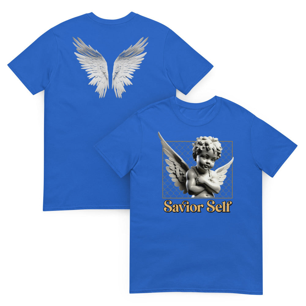 Savior Self Angel Wings TShirt - Royal Color - https://ascensionemporium.net